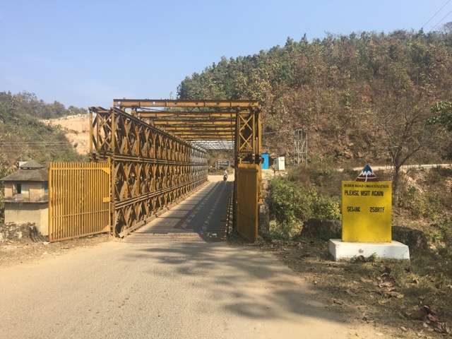 インドとミャンマー国境にある友好橋